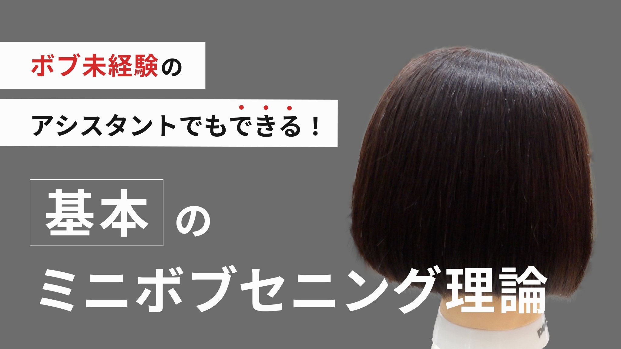 ボブ未経験でもできる！　基本ミニボブセニング理論